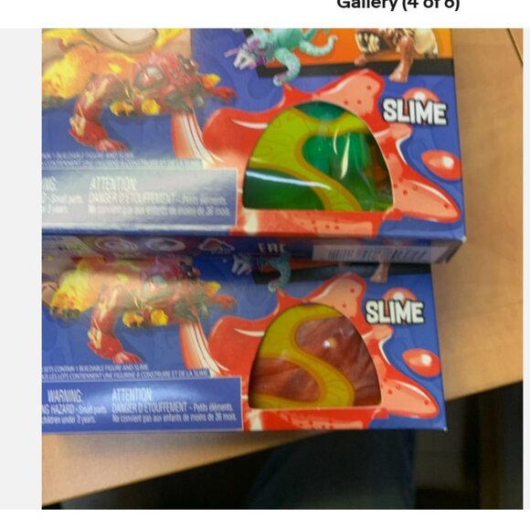 Complete Set Mega Construx Breakout Beasts Egg With Figurine Spitters Series 1 - Picture 6 of 8